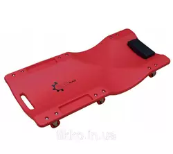 Лежак для мастерской автослесарный Carmax красный 24474