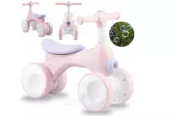 Велобег каталка для детей MoMi TOBIS с пузырьками розовый ROBI00042