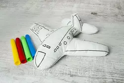 Детская игрушка самолет раскраска с фломастерами 4507