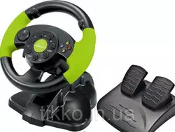 Руль игровой с педалями газа и тормоза PC PS3 XBOX 360 USB Esperanza EG104
