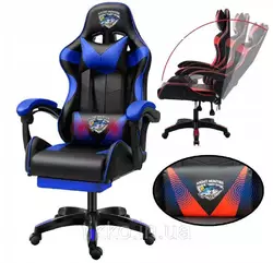 Игровое компьютерное кресло  FOX 2 синий  CHAHO Gordon M1 G265