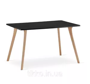 Стол кухонный 120×80 см черный MONTI_3487