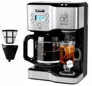 Кавоварка Yoer Infuso 1,8 л чорна крапельна CMW02BK Кавоварка Yoer Infuso 1,8 л чорна крапельна CMW02BK