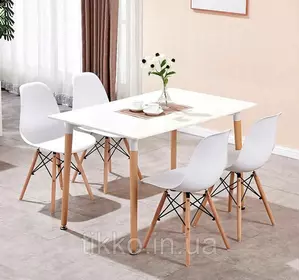 Кухонный комплект стол 120×80 см и 4 стула MUF-ART