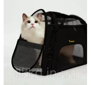 Транспортер сумка для собаки / кота Purlov черный 20940