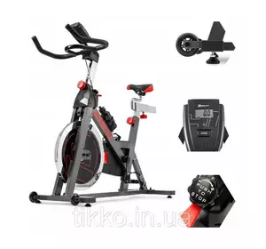 Велотренажер спин-байк Hop-Sport  BRAVO маховик 18 кг HS-045IC