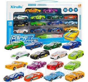 Машинки разноцветные 16 шт. Kruzzel 20352