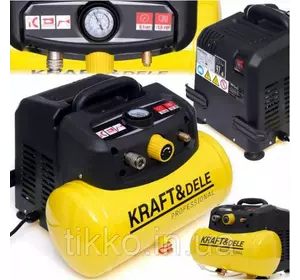 Безмасляный компрессор Kraft&Dele KD1415 6 л 8 баров