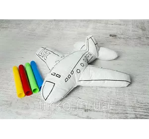Детская игрушка самолет раскраска с фломастерами 4507