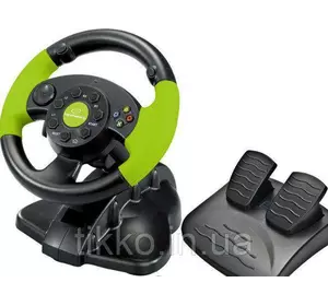 Руль игровой с педалями газа и тормоза PC PS3 XBOX 360 USB Esperanza EG104
