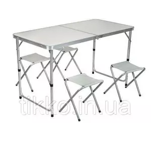 Комплект для кемпинга стол и 4 стула K7893