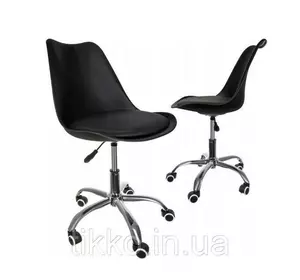 Вращающийся офисный стул - черный  16431