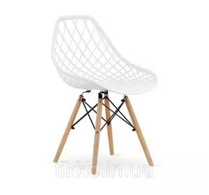 Кухонный стул белый c отверстием SAKAI_3559