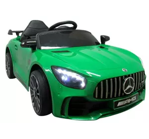 Детский автомобиль Mercedes GTR-S зеленые Eva