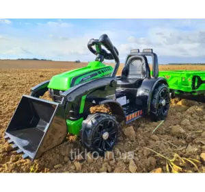 Аккумуляторный трактор  с прицепом - лопатой Joy4kids ZP1001C
