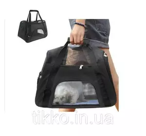 Транспортер - сумка для собак / кошек черный 15672