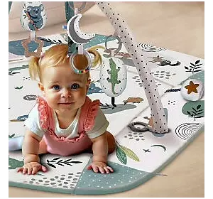 Килимок-трансформер для немовлят з іграшками Килимок-трансформер для немовлят з іграшками